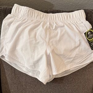Athletic Works Women's White Athletic Shorts